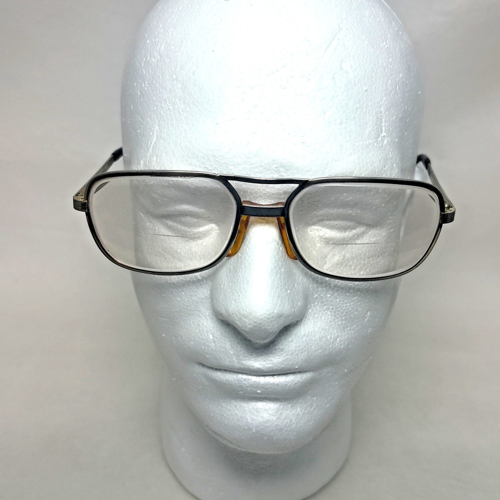 Imperial Fino Aviator Eyeglasses Frames Only Gold‎ Tone Metal Double Bridge